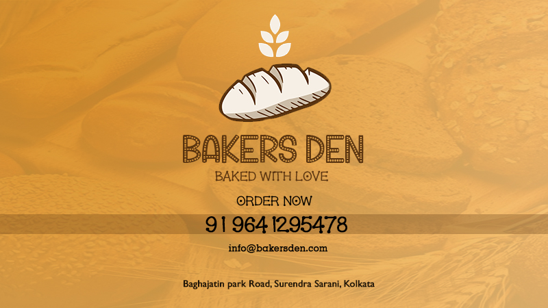 Simple Bakery Service Personal Business Card