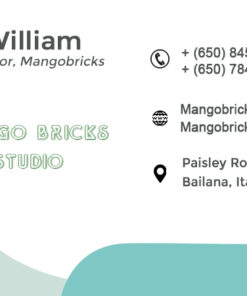 Simple White Corporate Business card