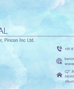 Corporate Business card with Smokey color background