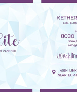 Event Planner Personal Business card