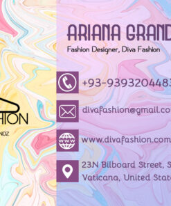 Fashion Designer Personal Business Card