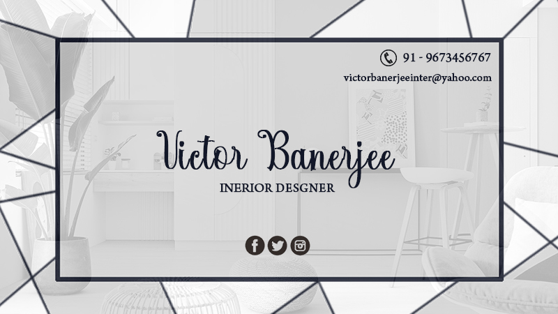 Interior Designer Personal Business Card