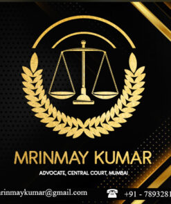 Black Background Lawyer business card