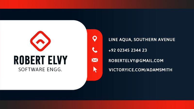 Modern Self Intro Business Card