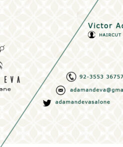 Salon Service Business Card