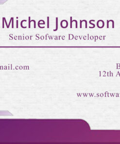 Professional Self Intro Business Card