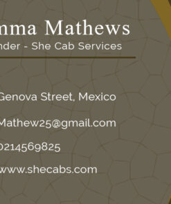Self Intro Corporate Business Card For Print
