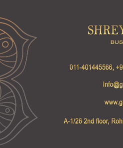 Brown and Gold Mandala Pattern Design Elegant Business Card