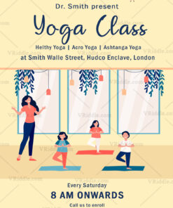 Yoga Classes Flyer Design