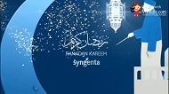 Blue theme Ramadan Kareem Animated Greeting Video