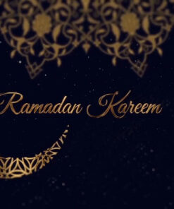 Blue theme Ramadan Greeting Video