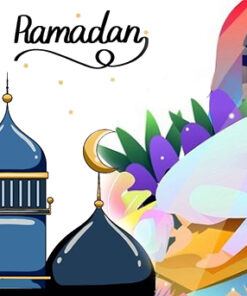 Cartoon theme Ramadan Greetings Video