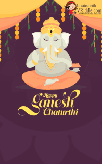 Jai Jai Ganesh Chaturthi Animated GIF