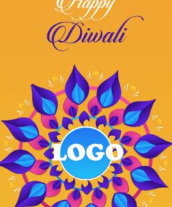Yellow Mandala Theme Happy Diwali Greeting Video