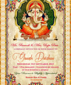 Come Home and See Our Bappa - Bless Us - Ganesh Chaturthi Invitation video