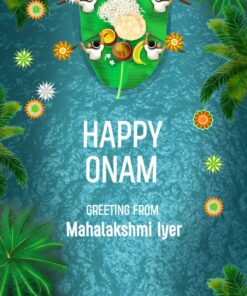 Happy Onam Greetings Video Sailing Banan Leaf Feast