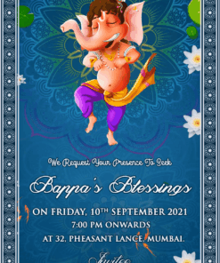 Bappa's Blessings - Ganesh Darshan Invitation video