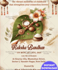 Bond of Love Raksha Bandhan Celebration Card