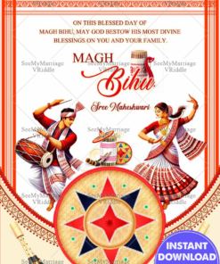 Graceful Magh Bihu Greetings | Joy and Prosperity Await