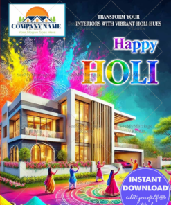 Celebrate Holi with Colors of Joy and the Promise of a Beautiful Home – A Festive Touch to Real Estate"